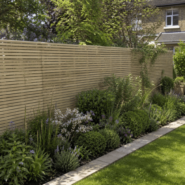 Redwood Timber Fence Slats (Treated / Green) PAR 4.2m - 50mm x 25mm