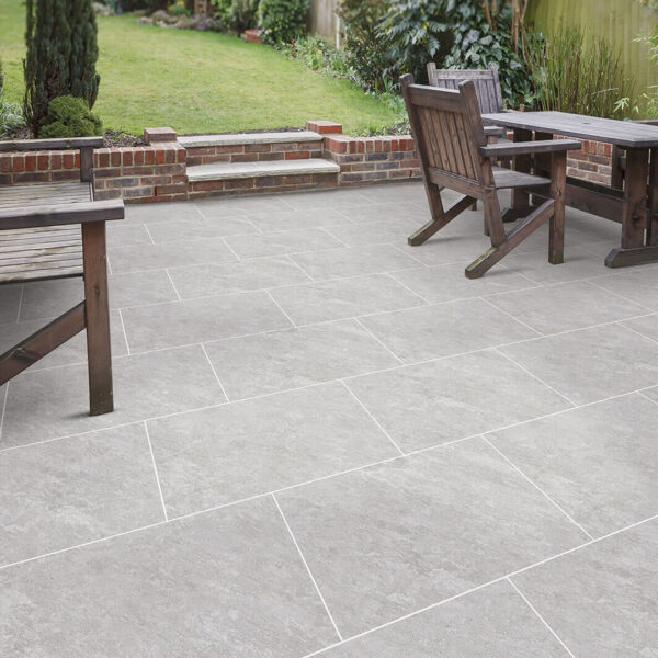 Flagstone Porcelain - Mustang Grey - 3 × 2' (L)900 × (W)600 x (D)20mm