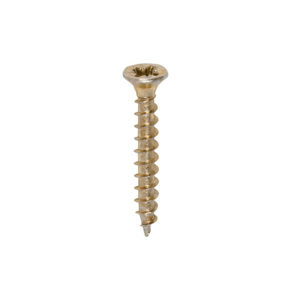 3.5 x 25mm Solo Woodscrew PZ2 CSK ZYP - Box of 200 (TIMCO)