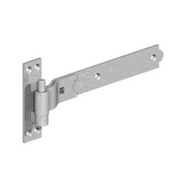 Cranked Band & Hook On Plate - 18" 450mm Galvanised (GATEMATE®) - 2 Pack