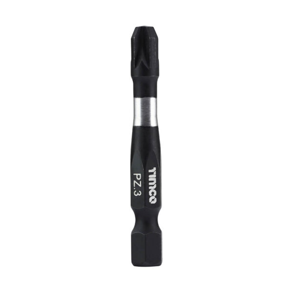 No.3 x 50mm Impact Pozi Driver Bits - Pack of 5 (TIMCO)