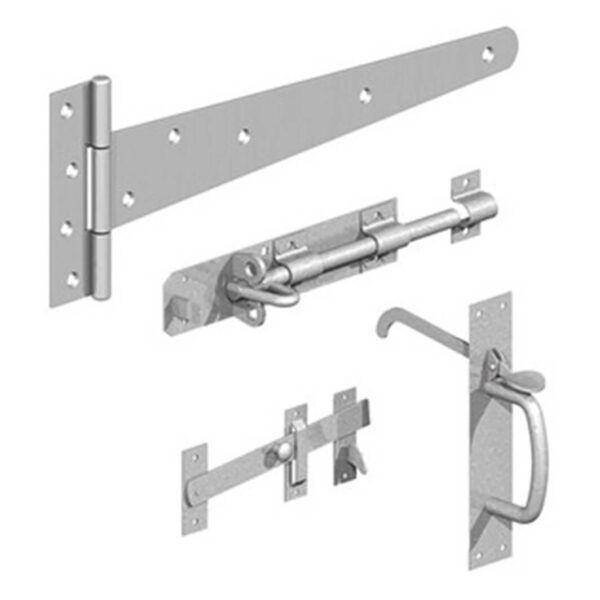 Sidegate Kit (Suffolk Latch) - 18" 450mm Galvanised (GATEMATE®)